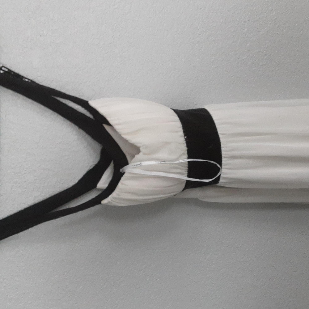 Speechless long black and white dress
